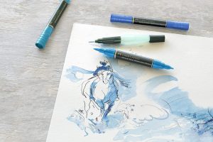 Comment dessiner avec des feutres aquarelle ?