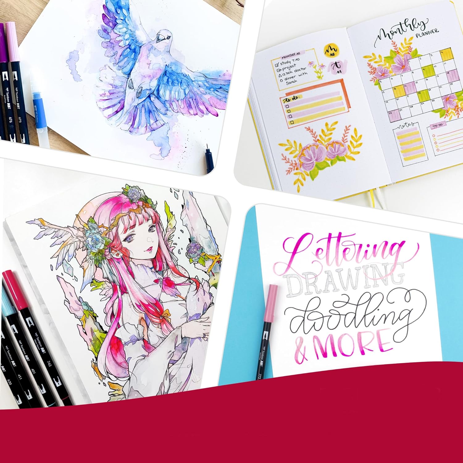 Comparatif des feutres de la marque Tombow