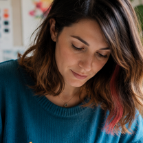 Portrait de Manon, fondatrice de Meilleurs-feutres.com